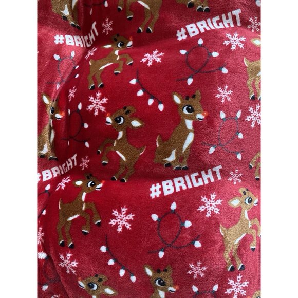 Rudolph The Red Nose Reindeer Cozy Dog Pillow Pet BED Super Soft 23” X 36” Red - Picture 15 of 15